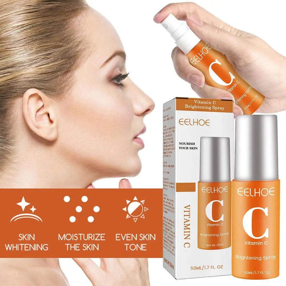 EELHOE Vitamin C Moisturizing Mist – 50ml Hydrating and Brightening Facial Spray