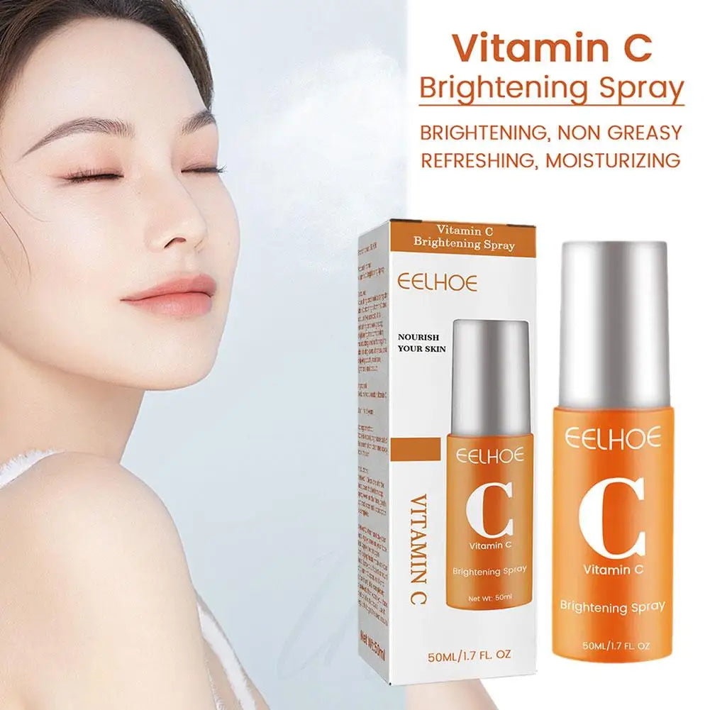 EELHOE Vitamin C Moisturizing Mist – 50ml Hydrating and Brightening Facial Spray